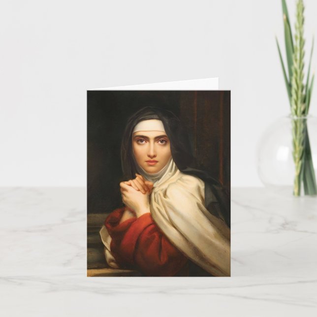 St. Teresa of Avila Card  Kort (Framsida)