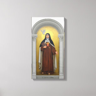 St. Teresa of Avila Carmelite Nun Canvastryck