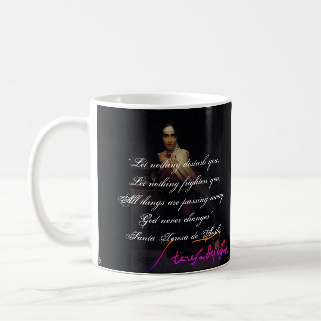 St. Teresa of Ávila – François Gérard – Tasse –Cup Kaffemugg (Vänster)