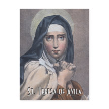 St. Teresa of Avila (M 008) Postcard