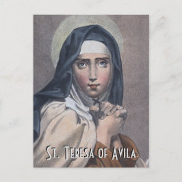 St. Teresa of Avila (M 008) Postcard Vykort