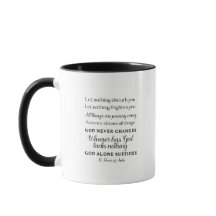 St. Teresa of Avila Quote Mugg