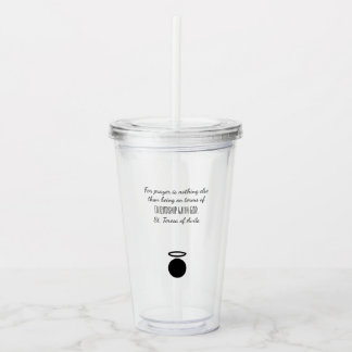 St. Teresa of Avila Quote Tumbler Take Away Mugg