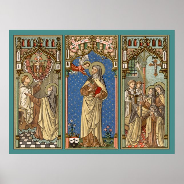 St. Teresa of Avila (SAU 28) Tripartite Poster (Framsidan)