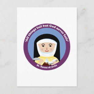 St. Teresa of Avila Vykort