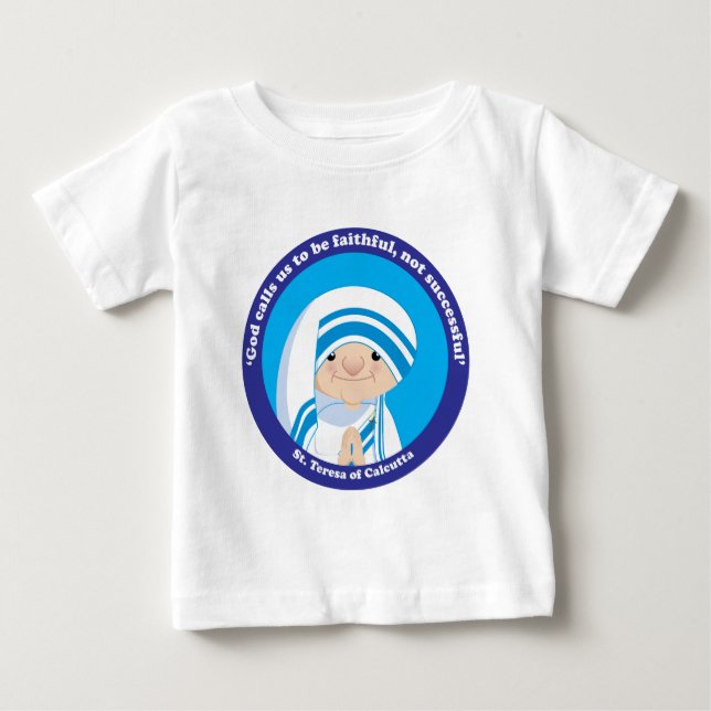 St. Teresa of Calcutta Tee Shirt (Framsida)