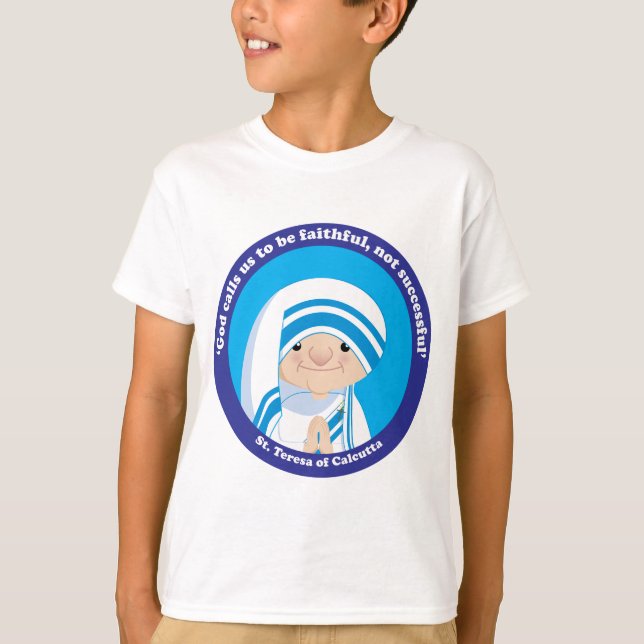 St. Teresa of Calcutta Tee Shirt (Framsida)
