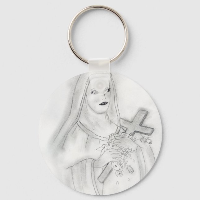 st terese nyckelring (Framsida)
