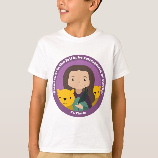 St. Thecla T Shirt (Framsida)