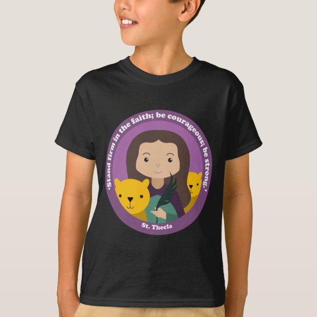 St. Thecla T Shirt (Framsida)
