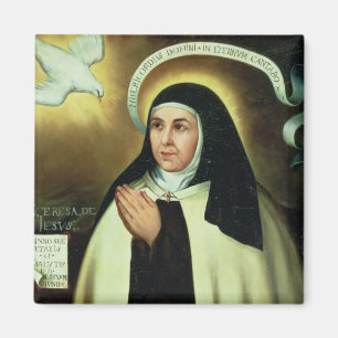 St Theresa av Avila 1570 Magnet