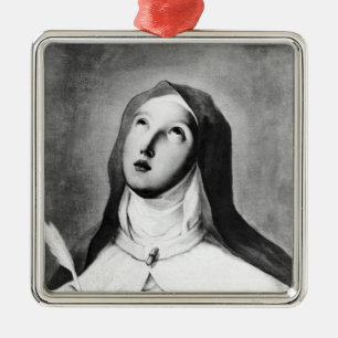 St Theresa av Avila Julgransprydnad Metall