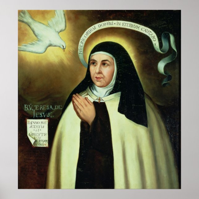 St. Theresa of Avila 1570 Poster (Framsidan)