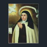 St. Theresa of Avila 1570 Vykort<br><div class="desc">St. Theresa of Avila | Juan de la Miseria | Art Location: Convent of Saint Teresa,  Avila,  Spanien | Italienska artister | Bilduppsamlingsnummer: XIR62407</div>