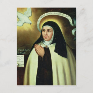 St. Theresa of Avila 1570 Vykort