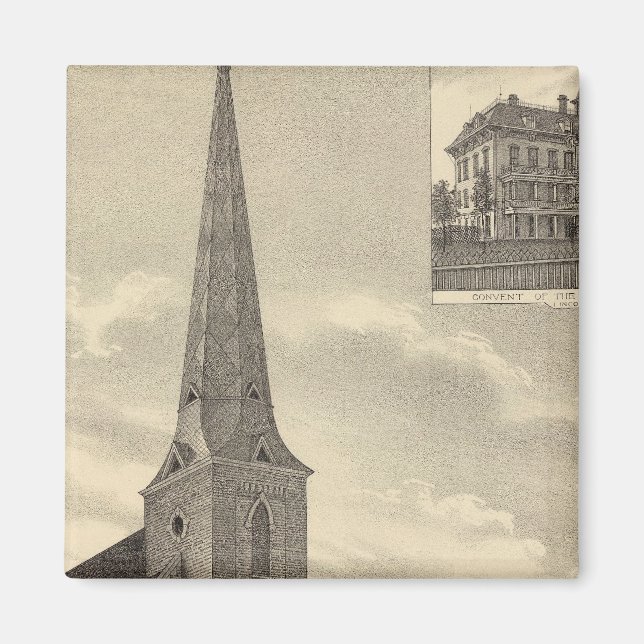St. Theresas Church, Nebraska Magnet (Framsidan)