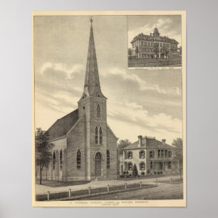 St. Theresas Church, Nebraska Poster