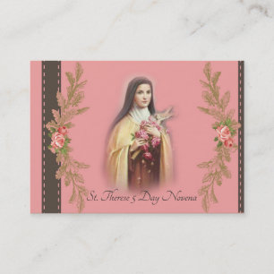 St. Therese 5 kort för dagNovenabön