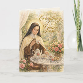 St Therese Allt är Nåde katolsk Kort