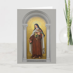 St. Therese av barnet Jesus Lisieux Kort