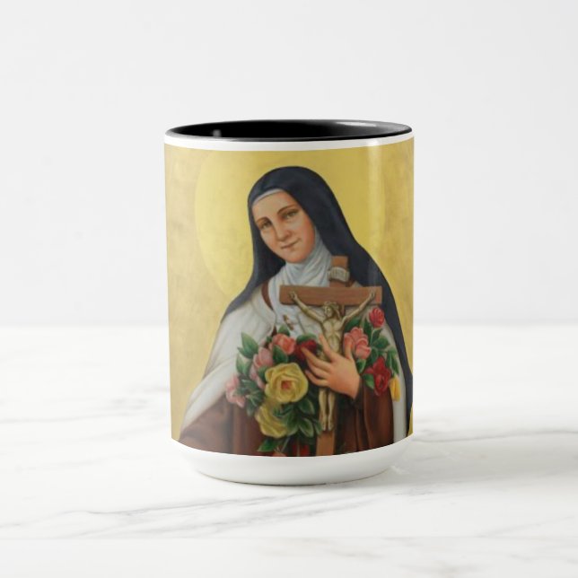 St. Therese av barnJesus det Carmelite Sanktt Mugg (Center)