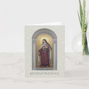 St. Therese av den barnJesus födelsedagen Kort