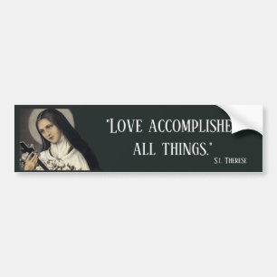 St. Therese av den barnJesus lite blomman Bildekal