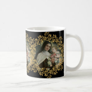 St. Therese av den barnJesus lite blomman Kaffemugg