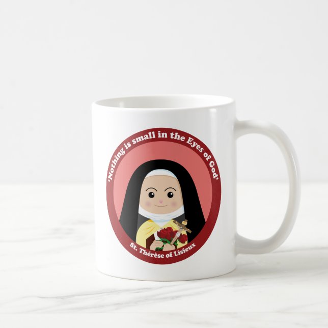 St. Thérèse av Lisieux Kaffemugg (Höger)