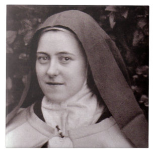 St Therese av Lisieux Kakelplatta