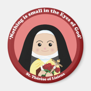 St. Thérèse av Lisieux Magnet