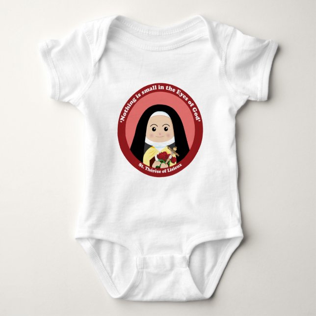 St. Thérèse av Lisieux T-shirt (Framsida)
