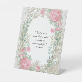 St. Therese Citat Rosa Rosor Bröllopsblommor