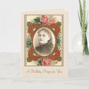 St. Therese Katolsk Helgon Nunna Kort