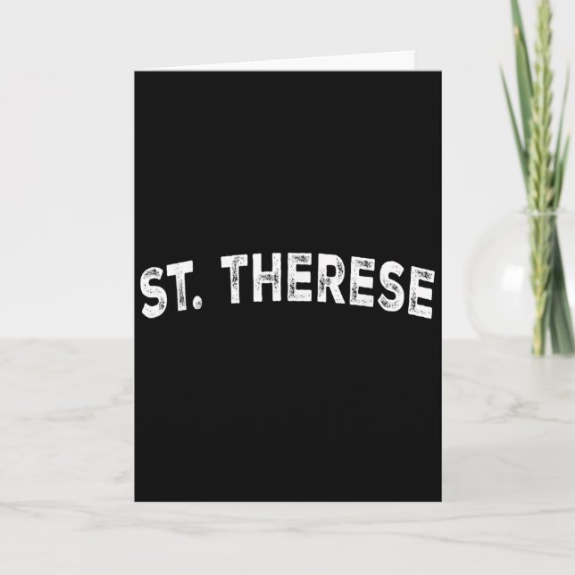 St. Therese  Kort (Framsida)