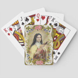 St. Therese lite blommarocrucifixen Kortlek