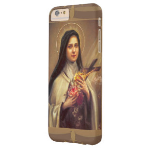 St. Therese lite ro för blomma w/pink Barely There iPhone 6 Plus Skal