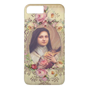 St. Therese lite vit ros för blomma w/pink