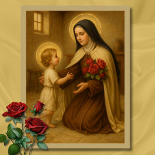 St. Thérèse och Jesusbarnet - Den lilla vägen Vykort