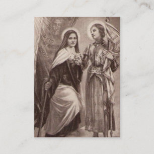 St. Therese of Lisieux Joan of Arc Catholic Saints Placeringskort