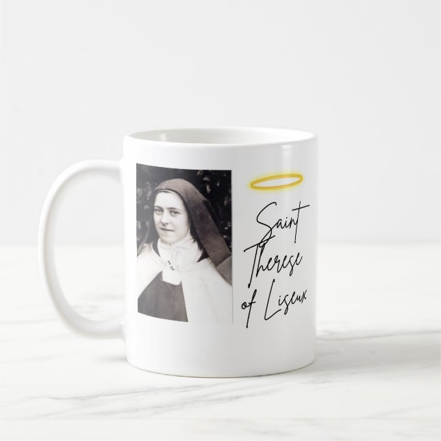 St. Therese of Lisieux Kaffemugg (Vänster)