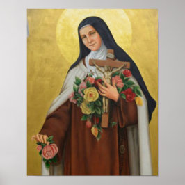 St. Therese of Lisieux Little Flower of Jesus Poster