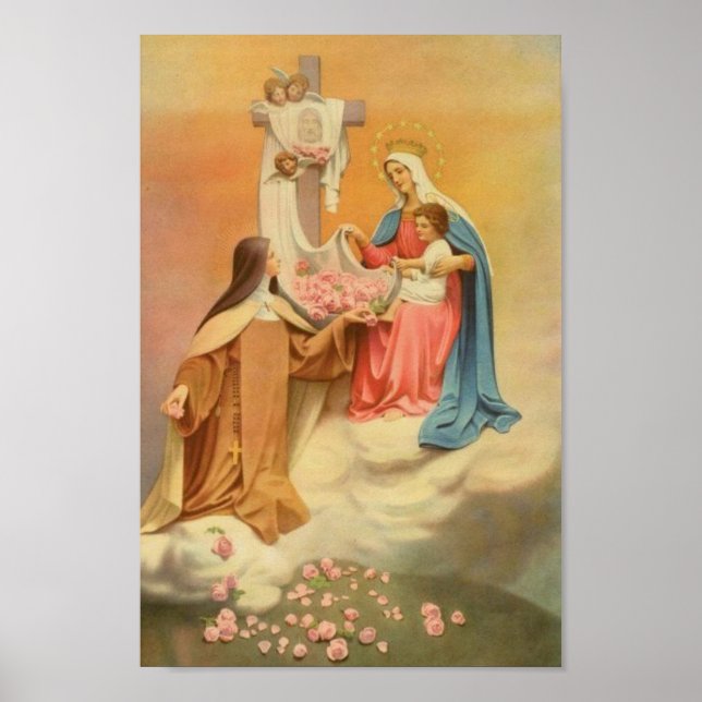St. Therese of Lisieux Little Flower of Jesus Poster (Framsidan)