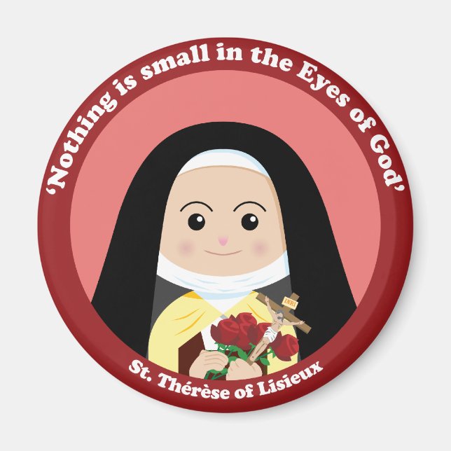 St. Thérèse of Lisieux Magnet (Framsidan)