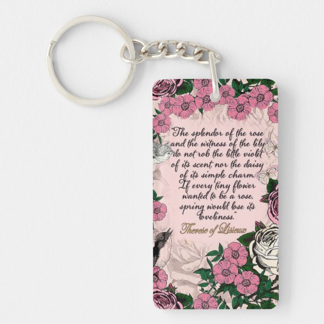 St. Therese of Lisieux nyckelring (Framsidan)