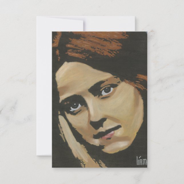 St. Therese of Lisieux Prayer Card Tack Kort (Framsida)