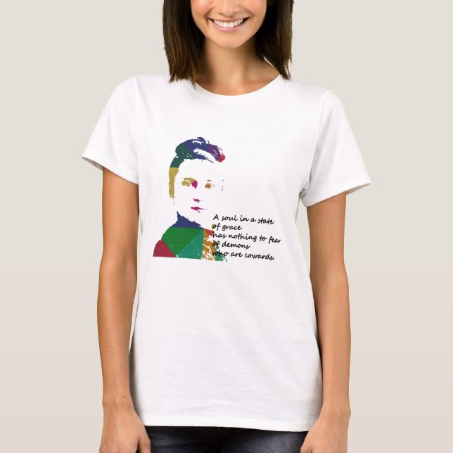 St. Therese of Lisieux T Shirt (Framsida)