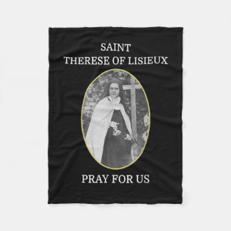 St. Therese of Lisieux T-Shirt Saint Little Flower Fleecefilt