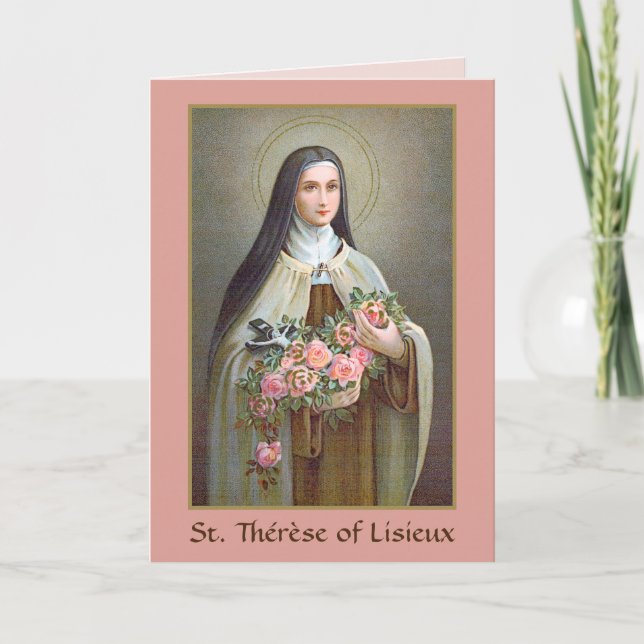St. Therese of Lisieux the Little Flower (BJE 01) Kort (Framsida)
