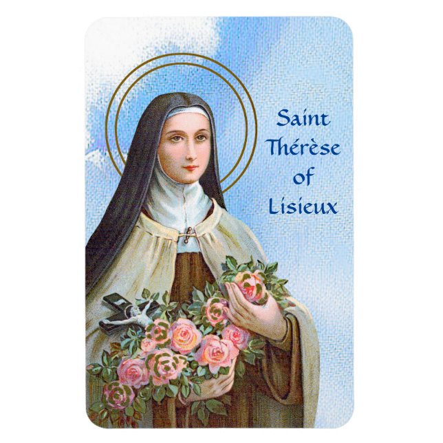 St. Therese of Lisieux the Little Flower (BJE 01) Magnet (Vertikal)